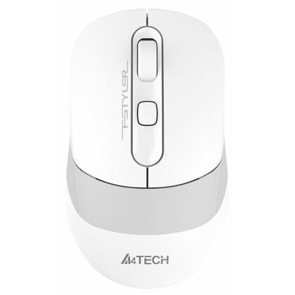 Мышь A4Tech FB10C оптическая, беспроводная, USB, офисная, белый (FB10C GRAYISH WHITE)