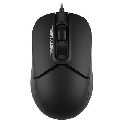 Мышь A4Tech Fstyler FM12S оптическая, проводная, USB, офисная, черный (FM12S  BLACK)