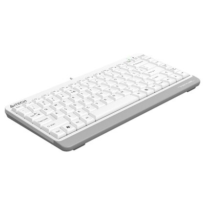 Купить Клавиатура A4Tech Fstyler FKS11, проводная, компактная, USB, белый, кабель 1,5 м (FKS11 WHITE) в Симферополе, Севастополе, Крыму