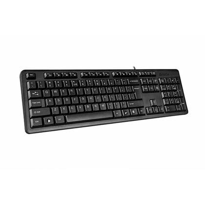 Купить Клавиатура A4Tech KK-3, проводная, мультимедийная, USB, черный, кабель 1,5 м (KK-3) в Симферополе, Севастополе, Крыму