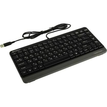 Купить Клавиатура A4Tech FK11, проводная, классическая, USB, черный, кабель 1,5 м (FK11 USB (GREY)) в Симферополе, Севастополе, Крыму