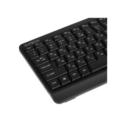 Купить Клавиатура A4Tech Fstyler FBK11, беспроводная, компактная, USB, черный (FBK11 GREY) в Симферополе, Севастополе, Крыму
