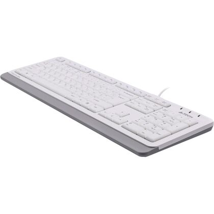 Купить Клавиатура A4Tech Fstyler FKS10, проводная, классическая, USB, белый, кабель 1,5 м (FKS10 WHITE) в Симферополе, Севастополе, Крыму