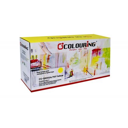 Картридж HP CLJ Q6002A/ Canon 707 Yellow Colouring 2000стр. (1600/ 2600/ Canon Laser Shot LBP5000/ 5100)