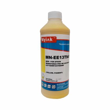 Чернила Epson (T9454) WorkForce WF-C5290DW/ C5790DWF (1л, yellow, Pigment) EE13T94Y MyInk