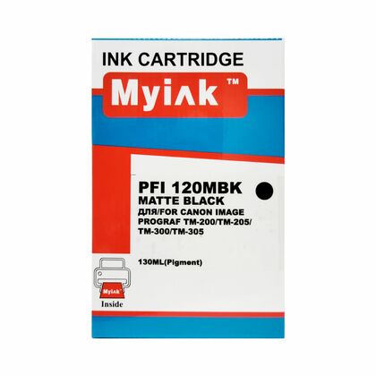 Картридж Canon PFI-120MBk Matte Black MyInk 130ml (TM-200/ 205/ 300/ 305)
