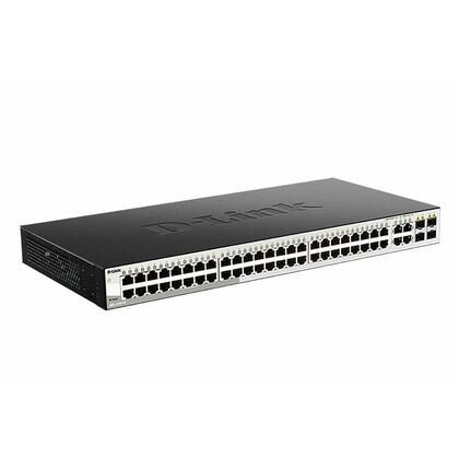 Управляемый коммутатор 52 порта D-Link DGS-1210-52 (48х1Гбит/ с, 4хRJ45/ SFP) 2 уровня