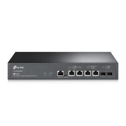 Управляемый PoE-коммутатор 06 портов TP-Link TL-SX3206HPP ( 4х10Гбит/ с, 2хSFP+, 4хPoE, PoE‑бюджет 200 Вт) 2+ уровня