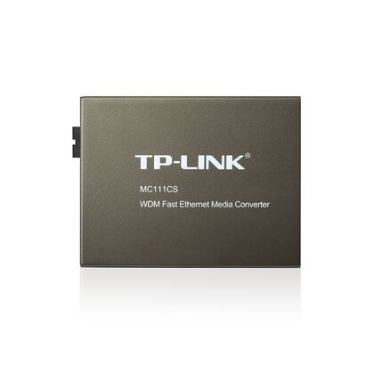 Медиаконвертер TP-Link MC111CS [1x100Mbit/ s, 1x100Base-FX Simplex SC, Single mode SC, 20km]