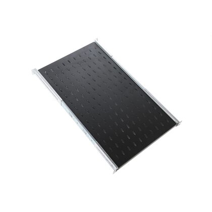 Полка 19" 1U выдвижная, (Ш420xВ43,5xГ450мм, нагрузка до 30 кг), черная (ТСВ-45-9005)
