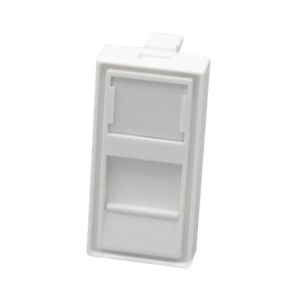 Лицевая панель 1 порт (45х22,5, Keystone, шторка) (10-0319)