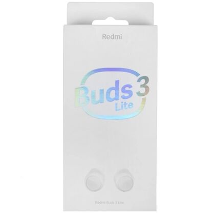 TWS наушники Xiaomi Redmi Buds 3, Bluetooth, микрофон, вкладыши, белый (Redmi Buds 3)