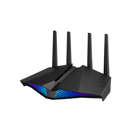 Роутер Asus RT-AX82U ( 2.4 ГГц 574 Мбит/ с, 5 ГГц 4804 Мбит/ с, 4х1Гбит/ с, 1хUSB 3.0) RT-AX82U