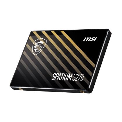 Твердотельный накопитель SSD 2.5" SATA: 240 ГБ Msi SPATIUM S270 TLC (500 МБ/ с /  400 МБ/ с)  S78-440N070-P83