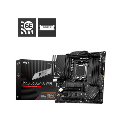 Материнская плата MSI sAM5: PRO B650M-A WIFI