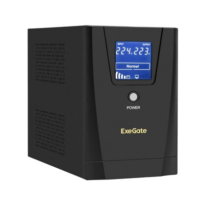 ИБП ExeGate EX292796RUS SpecialPro Smart LLB-1200  1200 ВА/ 750 Вт, 2*Schuko+3*C13, AVR, USB