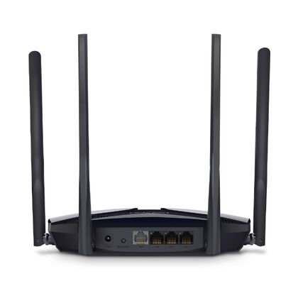 Роутер MERCUSYS MR80X Wi-Fi 6 ( 2.4 ГГц 574 Мбит/ с, 5 ГГц 2402 Мбит/ с, 3х1Гбит/ с) MR80X