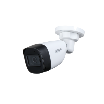 Видеокамера IP 5 Mp уличная Dahua цилиндрическая, f: 2.8 мм, 2880*1620, ИК: 30 м (DH-HAC-HFW1500CP-0280B-S2)
