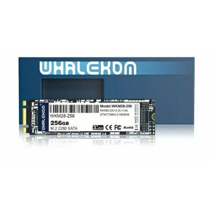 Твердотельный накопитель SSD 2280 M.2: 256 ГБ Whalekom WKM2-256 TLC (500 МБ/ с /  450 МБ/ с)  WKM2-256