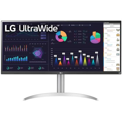 Монитор LG 34" 34WQ650-W черный (IPS, 2560х1080, 100 Гц, 5 ms, 400 cd/ m2, 1000:1, audio: 2х7 Вт, DPх1, HDMIх1)