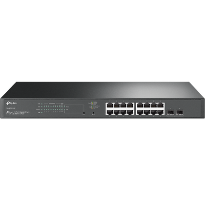Управляемый PoE-коммутатор 18 портов TP-Link SMB TL-SG2218P (16х1Гбит/ с, 2хSFP, 16хPoE, PoE‑бюджет 150 Вт) 2 уровня