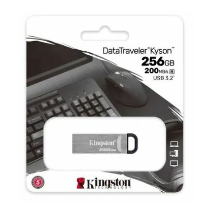 Флеш-накопитель Kingston 256Gb USB3.1 DataTraveler Kyson Серебристый (DTKN/ 256GB)
