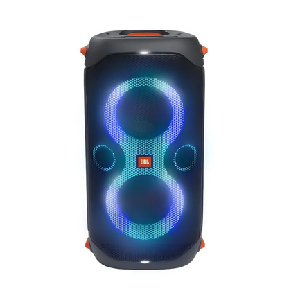 Портативная колонка JBL PartyBox 110 160W, черный, BT, miniJack 3.5, USB, Пластик (JBLPARTYBOX110RU)
