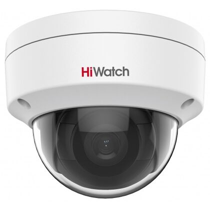 Видеокамера IP 4 Mp уличная HiWatch купольная, f: 4.0 мм, 2560*1440, ИК: 30 м, антивандальная (DS-I402(D) (4 mm))