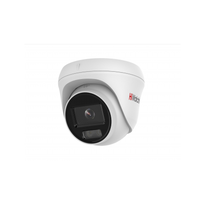 Видеокамера IP 2 Mp уличная HiWatch купольная, f: 4.0 мм, 1920*1080, ИК: 30 м, карта до 256 Gb, микрофон (DS-I253L(C) (4 mm))