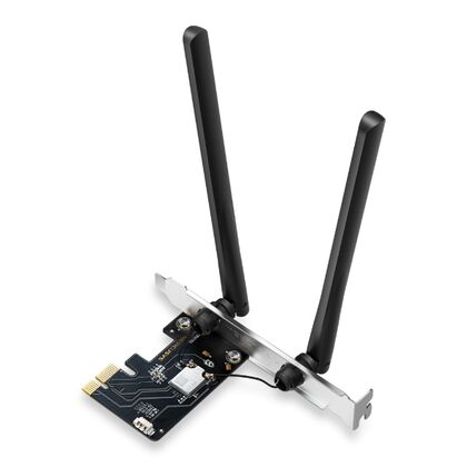 Сетевая карта Wi-Fi: MERCUSYS MA86XE Wi-Fi 6 (PCI-E, 2,4 ГГц+5 ГГц до 5400 Мбит/ с)
