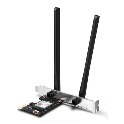 Сетевая карта Wi-Fi: MERCUSYS MA80XE Wi-Fi 6 (PCI-E, 2,4 ГГц+5 ГГц до 3000 Мбит/ с)