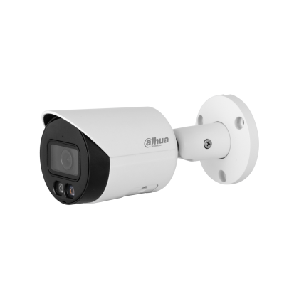 Видеокамера IP 2 Mp уличная Dahua цилиндрическая, f: 2.8 мм, 1920*1080, LED:30 м, карта до 256 Gb, микрофон (DH-IPC-HFW2249SP-S-LED-0280B)