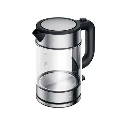 Чайник электрический Xiaomi Electric Glass Kettle серебристый (2200 Вт, объем - 1.7 л, корпус: стеклянный) BHR7490RU RU