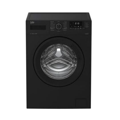 Стиральная машина фронтальная ( с паром) Beko WSRE6512ZAA черный ( стирка - 6 кг, отжим - 1000 об/ мин, глубина - 39 см)