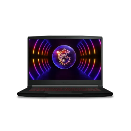 Ноутбук MSI 15,6"/ Intel i5-12450H (2.0GHz до 4.4GHz)/ 16Гб/ SSD 512Гб/ GeForce RTX 4050 6Gb (1920x1080) IPS/ DOS/ Черный GF63 Thin 12VE-238XRU (9S7-16R821-