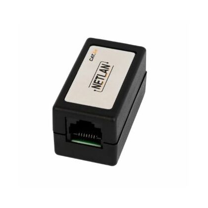 Кабельный соединитель (проходник) RJ45-RJ45 (8P8C), неэкранированный NetLan, черный (EC-UCB-55-UD2-BK-10) упаковка 10 шт