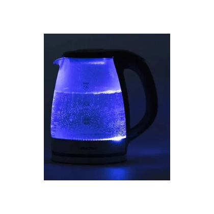 Чайник электрический Blackton KT1825G черный/ синий (1500 Вт, объем - 1.8 л, корпус: стеклянный)