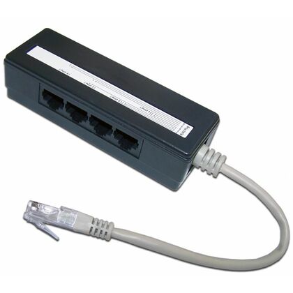 Сплиттер 1 на 4 RJ-45 Lanmaster (TWT-4U1)