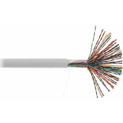 Кабель Cu UTP, Внутренний, 50x2x0.47, бухта 305м., Cat5, NetLan (EC-UU050-5-PVC-GY-3)
