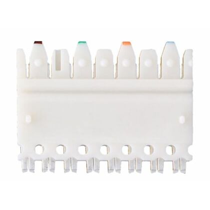 Коннектор 110 типа, Cat5e, 4 пары, белый, NetLan, упаковка 100шт. (EC-110C4-100)
