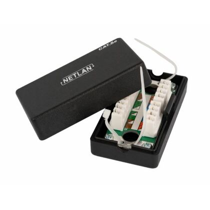 Кабельный соединитель IDC-IDC, неэкранированный NetLan, белый (EC-UCB-IDC-UD2-WT-10) упаковка 10 шт