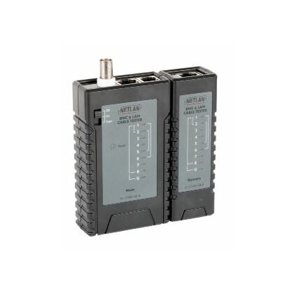 Кабельный Тестер NetLan RJ11, RJ12, RJ45, BNC (EC-CT4511B)