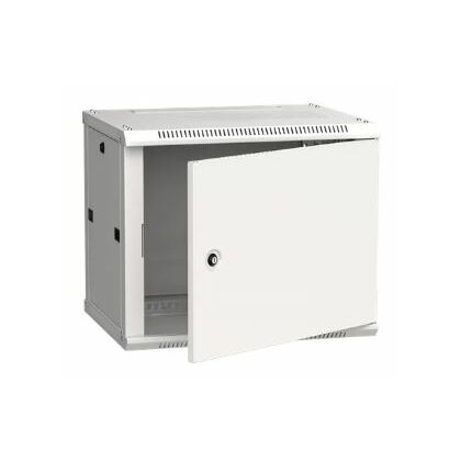Шкаф настенный телекоммуникационный 19" 06U, Ш600*В370*Г450, передняя дверь - металл, серый ITK (LWR3-06U64-MF)