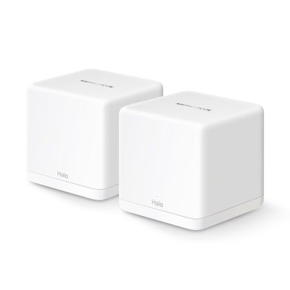 Wi-Fi Mesh система MERCUSYS Halo H60X(2-pack) ( 2.4 ГГц 300 Мбит/ с, 5 ГГц 1201 Мбит/ с, 2х1Гбит/ с) Halo H60X(2-pack)