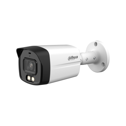 Видеокамера аналоговая 8 Mp уличная Dahua цилиндрическая, f: 2.8 мм, 3840*2160, ИК: 40 м, LED:40 м, микрофон (DH-HAC-HFW1801TLMP-IL-A-0280B-S2)