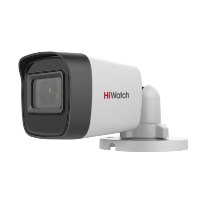 Видеокамера аналоговая 2 Mp уличная HiWatch Ecoline цилиндрическая, f: 3.6 мм, 1920*1080, ИК: 20 м (HDC-B020(B) (3.6 mm))