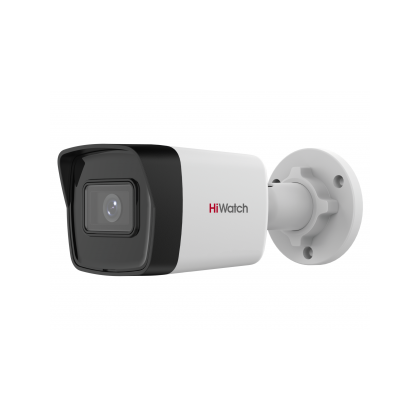 Видеокамера IP 4 Mp уличная HiWatch Ecoline цилиндрическая, f: 2.8 мм, 2560*1440, ИК: 30 м, микрофон (IPC-B040 (2.8 mm))