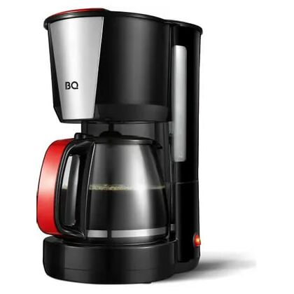 Кофеварка капельная BQ CM1008 черный/ красный (1000 Вт, молотый, 1250 мл)