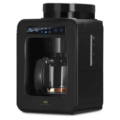 Кофеварка капельная BQ CM7000 черный/ медный (600 Вт, зерновой/ молотый, 600 мл)