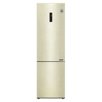 Холодильник LG GA-B509CESL, бежевый, No Frost,  203, ширина 59,5, дисплей есть, A+